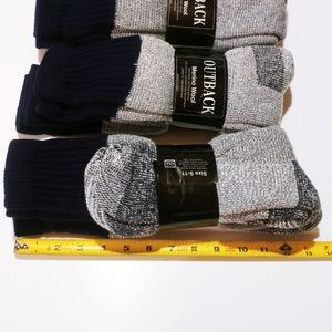 Merino Wool Socks For Women Men's Heavy Duty Wool Blend Thermal Socks - Winter Warm Work & Hiking Boot Socks Men's Winter Socks - Foto 8